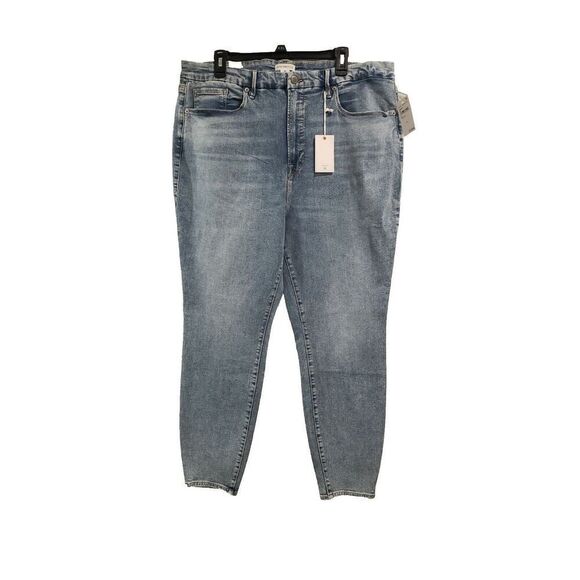 Good American Good Waist‎ Skinny Jean Women's Size 22 New Stretch GW873T - Picture 1 of 7